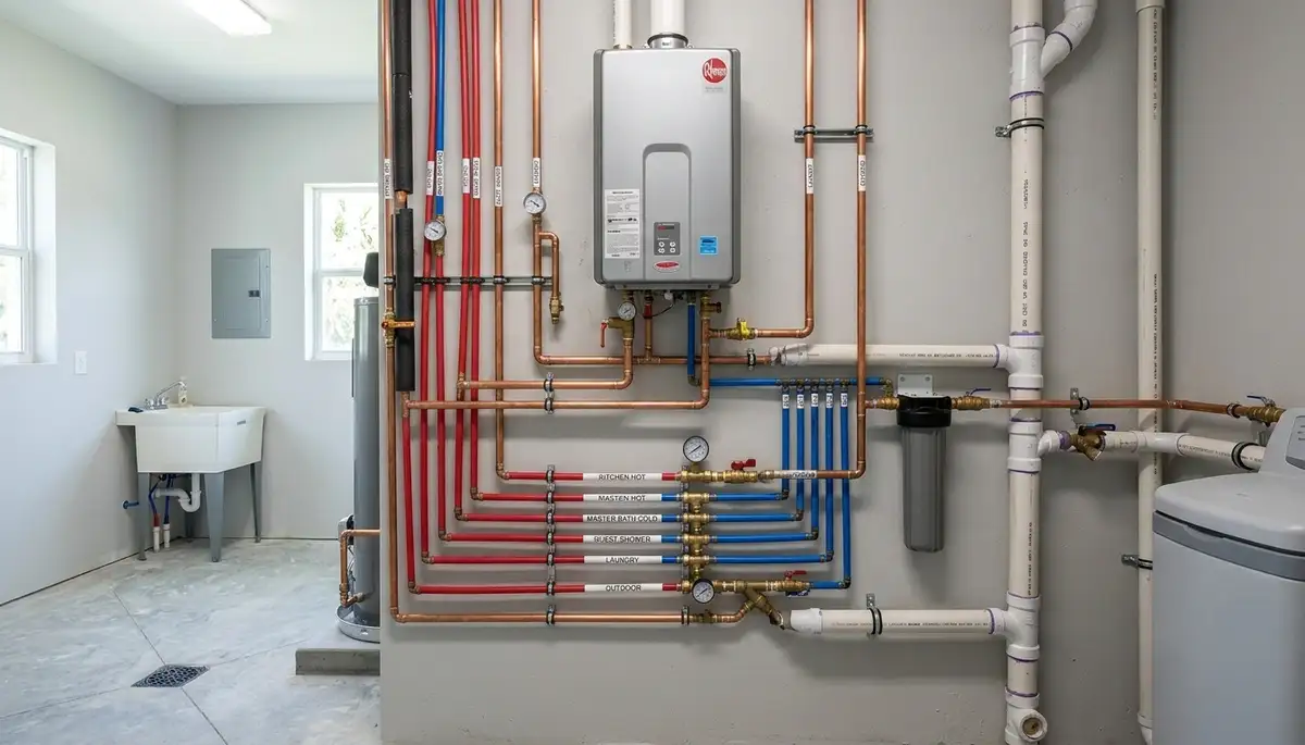 Completed plumbing installation at Naples FL home showing quality workmanship and reliable results